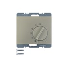 Hager Berker - Ruimtethermostaat kmrtherm wiss cont rvs