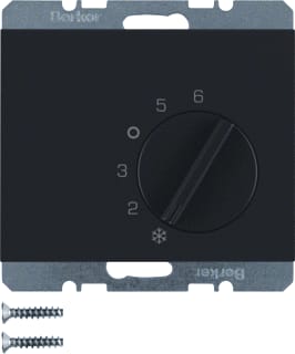 Hager Berker - Ruimtethermostaat kmrtherm wiss cont antr