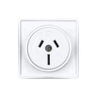 Hager Berker - Integro Wandcontactdoos (WCD schakelmat.) Wcd Aus 15A Wt
