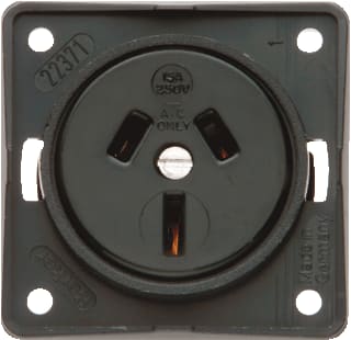 Hager Berker - Integro Wandcontactdoos (WCD schakelmat.) Wcd Aus 15A Ant