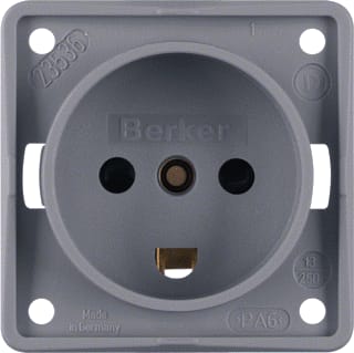 Hager Berker - Integro Wandcontactdoos (WCD schakelmat.) wcd denmark integro gr