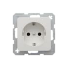 Hager Berker - Modul 2 Wandcontactdoos (WCD schakelmat.) wcd ra wit glans     mod2