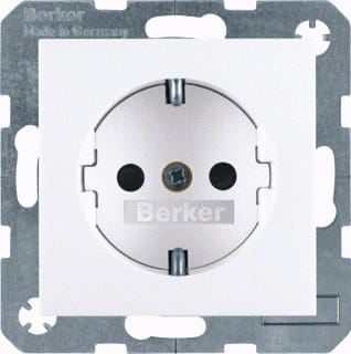 Hager Berker - S.1/B.3/B.7 Wandcontactdoos (WCD schakelmat.) Wcd Ra Schrf S1/B3/B7 Pwt