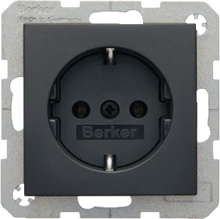 Hager Berker - S.1/B.3/B.7 Wandcontactdoos (WCD schakelmat.) Wcd Ra Stk Mat Ant
