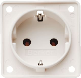 Hager Berker - Integro Wandcontactdoos (WCD schakelmat.) Wcd Ra Stk Wt