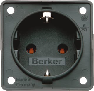 Hager Berker - Integro Wandcontactdoos (WCD schakelmat.) Wcd Ra Stk Ant