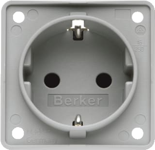 Hager Berker - Integro Wandcontactdoos (WCD schakelmat.) Wcd Ra Kv Stk Gr