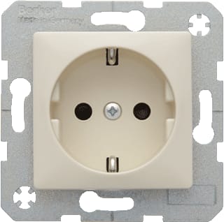 Hager Berker - S.1 Wandcontactdoos (WCD schakelmat.) Wcd Ra S1 Wt