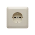 Hager Berker - Modul 2 Wandcontactdoos (WCD schakelmat.) wcd ra +afdpl wit gl.mod2