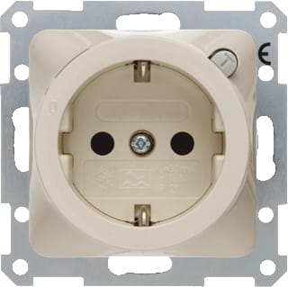 Hager Berker - Modul 2 Wandcontactdoos (WCD schakelmat.) wcd ra +fi veilsch.w.mod2