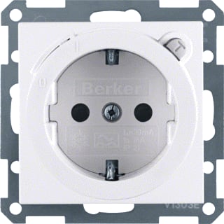 Hager Berker - S.1/B.3/B.7 Wandcontactdoos (WCD schakelmat.) wcd 47081909