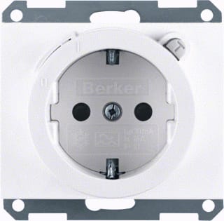 Hager Berker - K.1/K.5 Wandcontactdoos (WCD schakelmat.) wcd 47087009