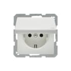 Hager Berker - Q.1/Q.3 Wandcontactdoos (WCD schakelmat.) Wcd Ra Kv Klapd Pwt