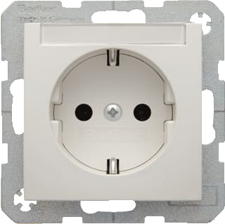 Hager Berker - S.1/B.3/B.7 Wandcontactdoos (WCD schakelmat.) Wcd Ra Tkst Stk Mat Pwt