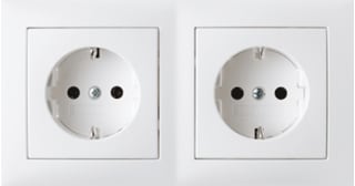 Hager Berker - S.1/B.3/B.7 Wandcontactdoos (WCD schakelmat.) Wcd Ra 2V Afdrm Mat Pwt