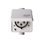 Hager Berker - Wandcontactdoos (WCD schakelmat.) Cee Wcd 5P 16A Inb.Grijs