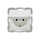 Hager Berker - Q.1/Q.3 Wandcontactdoos (WCD schakelmat.) Wcd Klapd Pwt