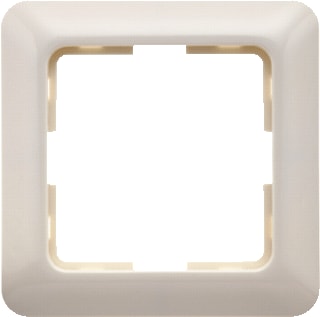 Hager Berker - Modul 2 Afdekraam schakelmateriaal afdraam 1v wit gl. modul2