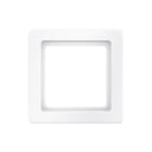 Hager Berker - Q.1 Afdekraam schakelmateriaal Afdkrm 1V Pwi Fluwl Q1