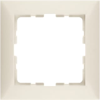 Hager Berker - S.1 Afdekraam schakelmateriaal Afdkrm 1V Pwi Glans S1