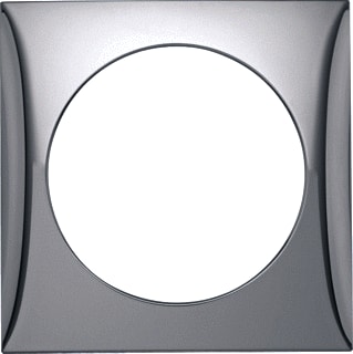 Hager Berker - Integro Afdekraam schakelmateriaal Afdkrm 1V Integ Fl Chr