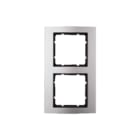 Hager Berker - B.3 Afdekraam schakelmateriaal Afdkrm 2V Aluantr.B3