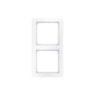 Hager Berker - Q.1 Afdekraam schakelmateriaal Afdkrm 2V Pwi Fluwl Q1
