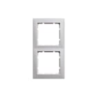 Hager Berker - S.1 Afdekraam schakelmateriaal Afdkrm 2V Pwi Glans S1