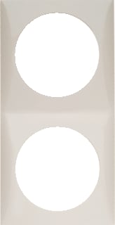Hager Berker - Integro Afdekraam schakelmateriaal Afdkrm 2V Polwt Gl.Integ
