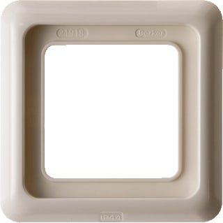 Hager Berker - Afdekraam schakelmateriaal Afdkrm 1V Wt Glans Xd