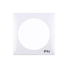 Hager Berker - Integro Afdekraam schakelmateriaal Afdkrm 1V Sch/Imp Polwt