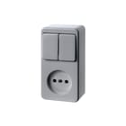 Hager Berker - Opbouw Combinatie schakelaar/wcd 61673549