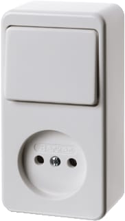 Hager Berker - Opbouw Combinatie schakelaar/wcd Comb Schak/Wcd 2P Pwi Xd
