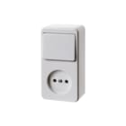 Hager Berker - Opbouw Combinatie schakelaar/wcd Comb Schak/Wcd 2P Pwi Xd