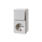 Hager Berker - Opbouw Combinatie schakelaar/wcd Comb Schak/Wcd Ra Pwi Xd