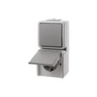 Hager Berker - Aquatec Combinatie schakelaar/wcd comb wiss/wcd ra +kd aqua