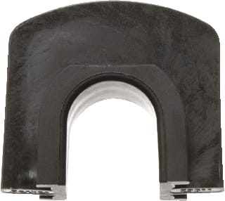 Hager Berker - Leidinginvoerhulpstuk Combinatieconnector Zwart