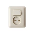 Hager Berker - Modul 2 Combinatie schakelaar/wcd comb wiss/wcd z/a w. mod2