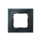Hager Berker - B.7 Afdekraam schakelmateriaal Afdkrm 1V Zw B7Gls