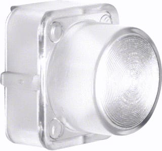 Hager Berker - 1930/Glas/R.classic Lens lichtsignaaleenheid lens lich 1221