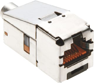 Hager Berker - Integro Modulaire connector Mini Jack 8-Plg 1985