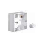 Hager Berker - K.1 Opbouwbak inbouwschakelmateriaal Opb Behuiz 1V K1 Pwit