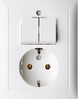 Hager Berker - S.1/B.3/B.7 Combinatie schakelaar/wcd Comb Serie/Wcd Ra Pwi S1