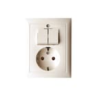 Hager Berker - S.1/B.3/B.7 Combinatie schakelaar/wcd Wcd Ra Ser S1/B3/B7 Wit