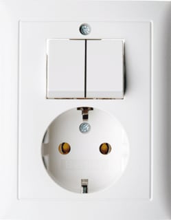 Hager Berker - S.1/B.3/B.7 Combinatie schakelaar/wcd Comb Serie/Wcd Ra Pwi S1