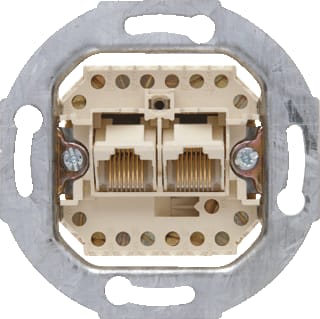 Hager Berker - Datacontactdoos twisted pair Uae Wcd 8/8-Polig Wit