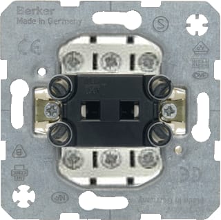 Hager Berker - Installatieschakelaar Wippenschakelaar 2Xwissel