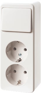 Hager Berker - Opbouw Combinatie schakelaar/wcd Comb Wissl/Wcd Ra Pwi Xd