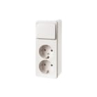 Hager Berker - Opbouw Combinatie schakelaar/wcd Comb Wissl/Wcd Ra Pwi Xd