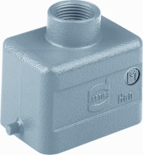 Harting - HAN E Rechthoekige (industrie) connector Stekhs Re 6P+A M